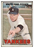 1967 Topps Baseball #005 Whitey Ford Yankees VG 439338