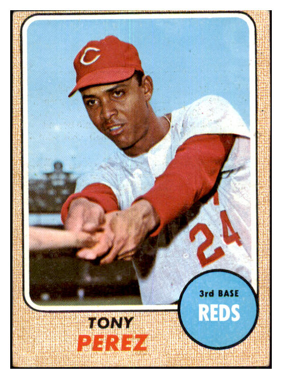 1968 Topps Baseball #130 Tony Perez Reds VG-EX 439347