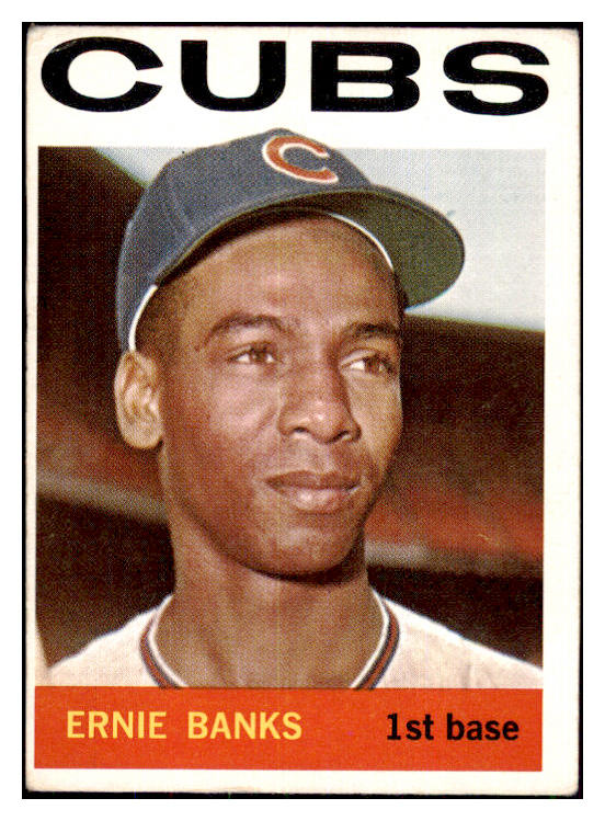1964 Topps Baseball #055 Ernie Banks Cubs VG-EX 439355