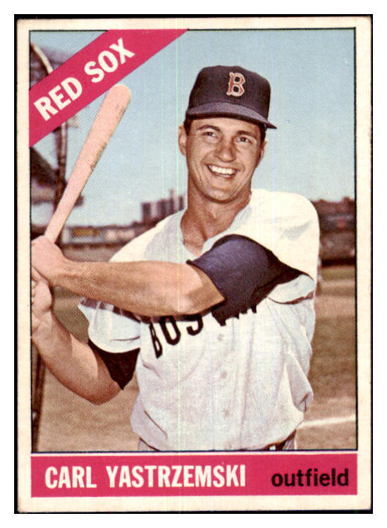 1966 Topps Baseball #070 Carl Yastrzemski Red Sox EX-MT 439360