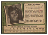 1971 Topps Baseball #210 Rod Carew Twins VG-EX 439388