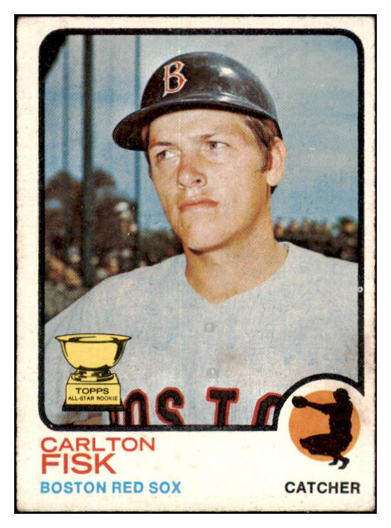 1973 Topps Baseball #193 Carlton Fisk Red Sox EX 439393