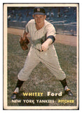 1957 Topps Baseball #025 Whitey Ford Yankees GD-VG 439401