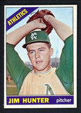 1966 Topps Baseball #036 Catfish Hunter A's NR-MT 439429