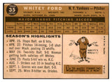 1960 Topps Baseball #035 Whitey Ford Yankees EX-MT 439445