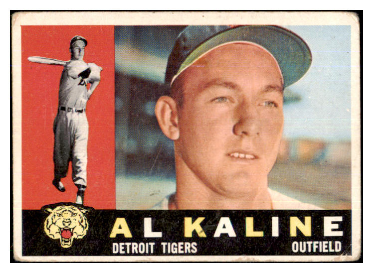1960 Topps Baseball #050 Al Kaline Tigers VG 439450