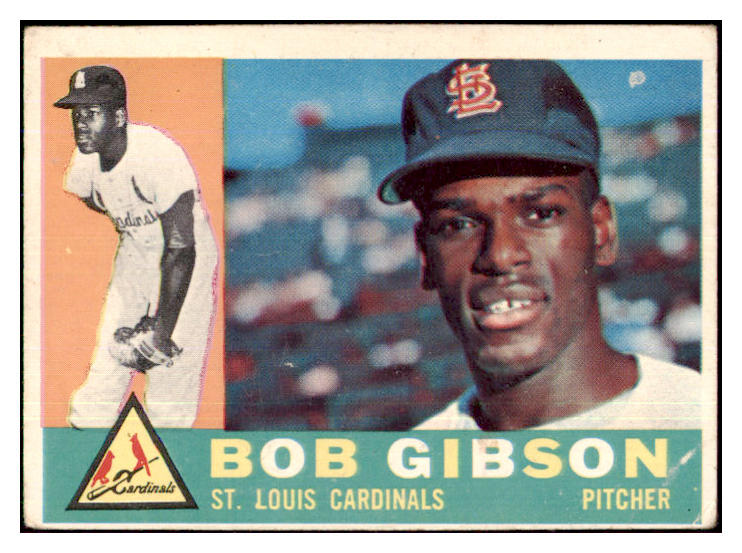 1960 Topps Baseball #073 Bob Gibson Cardinals VG 439460