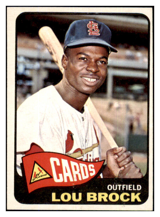 1965 Topps Baseball #540 Lou Brock Cardinals EX-MT/NR-MT 439471