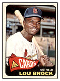 1965 Topps Baseball #540 Lou Brock Cardinals EX-MT/NR-MT 439471
