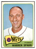 1965 Topps Baseball #205 Warren Spahn Mets EX-MT 439478