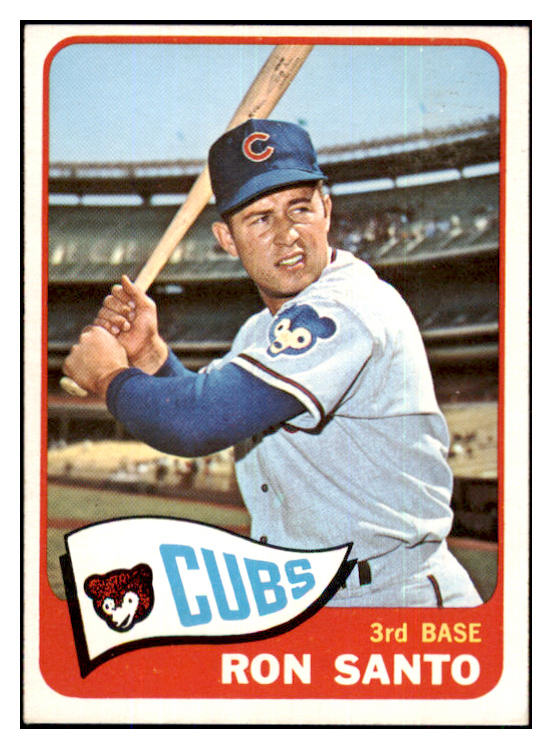 1965 Topps Baseball #110 Ron Santo Cubs EX-MT 439479
