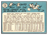 1965 Topps Baseball #110 Ron Santo Cubs EX-MT 439479