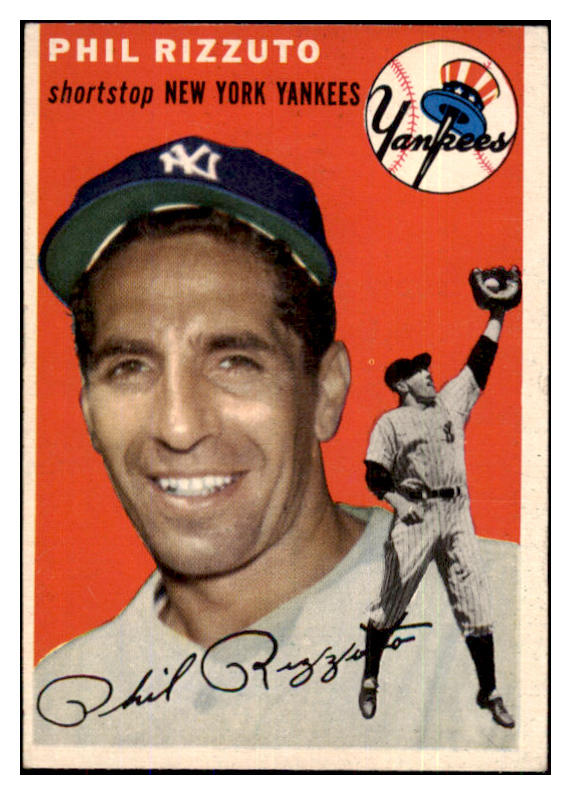 1954 Topps Baseball #017 Phil Rizzuto Yankees EX 439507