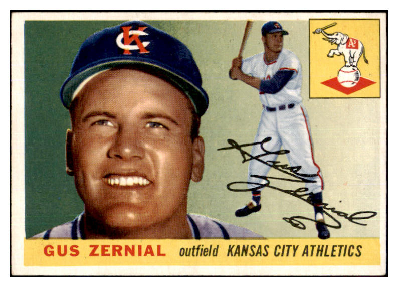 1955 Topps Baseball #110 Gus Zernial A's EX-MT 439514