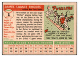 1955 Topps Baseball #001 Dusty Rhodes Giants EX-MT 439517