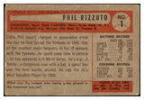 1954 Bowman Baseball #001 Phil Rizzuto Yankees PR-FR 439531
