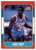 1986 Fleer Basketball #025 Larry Drew Kings NR-MT 439550
