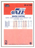 1986 Fleer Basketball #028 Mark Eaton Jazz NR-MT 439551