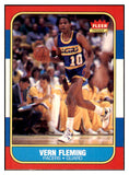 1986 Fleer Basketball #033 Vern Fleming Pacers NR-MT 439557