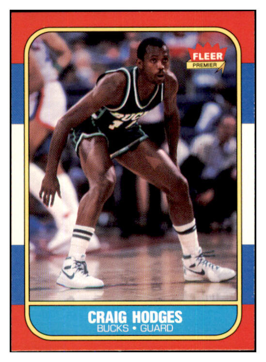 1986 Fleer Basketball #047 Craig Hodges Bucks NR-MT 439570