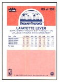 1986 Fleer Basketball #063 Lafayette Lever Nuggets NR-MT 439584