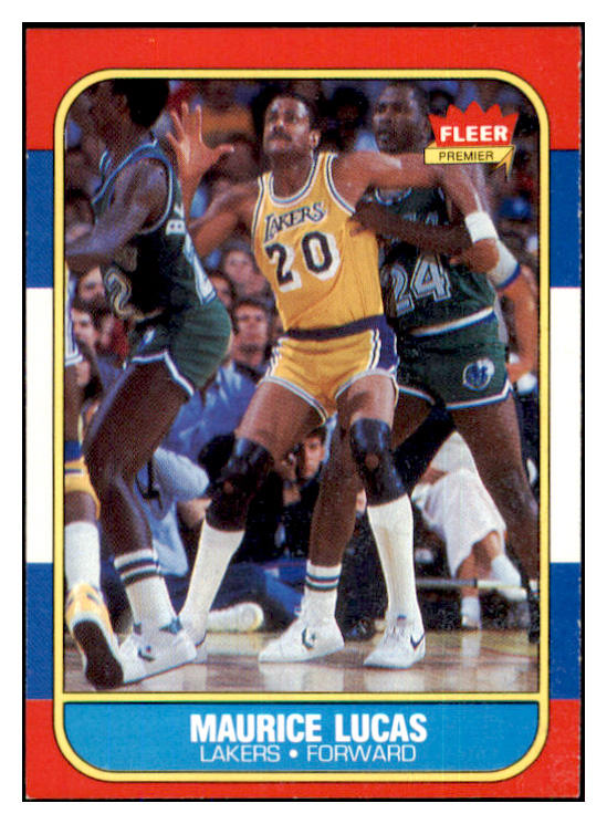 1986 Fleer Basketball #066 Maurice Lucas Lakers NR-MT 439586