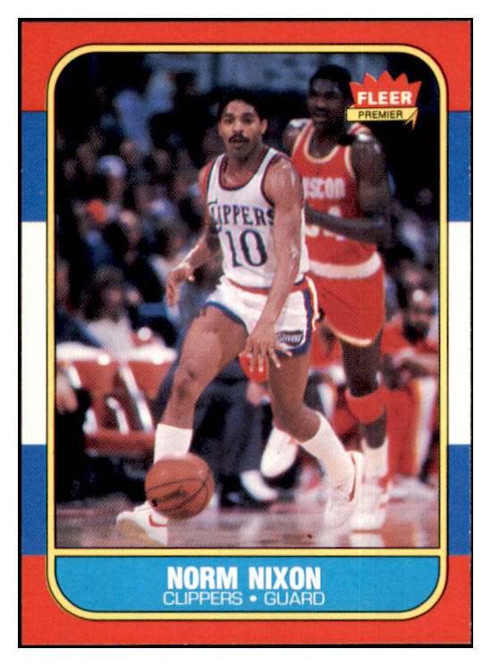 1986 Fleer Basketball #080 Norm Nixon Clippers NR-MT 439594