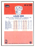 1986 Fleer Basketball #083 Louis Orr Knicks NR-MT 439596