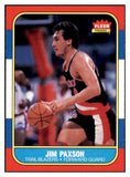 1986 Fleer Basketball #085 Jim Paxon Blazers NR-MT 439597