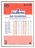 1986 Fleer Basketball #095 Dan Roundfield Bullets NR-MT 439606