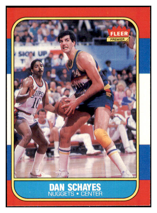 1986 Fleer Basketball #098 Danny Schayes Nuggets NR-MT 439609