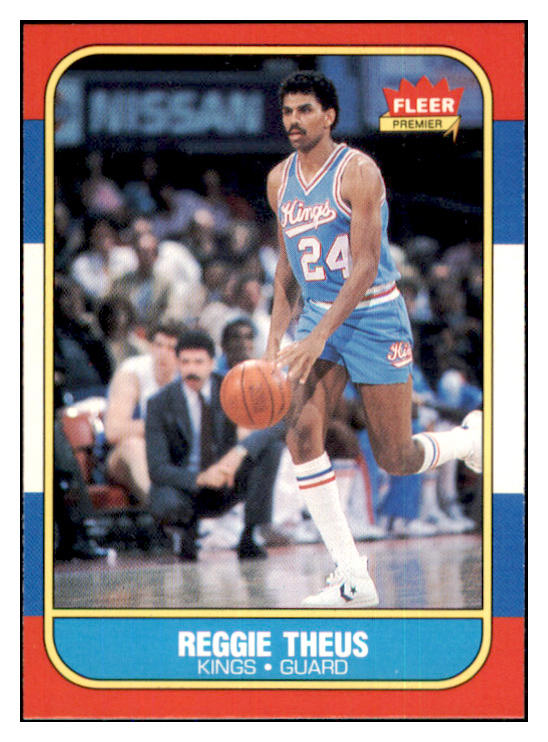 1986 Fleer Basketball #108 Reggie Theus Kings NR-MT 439617