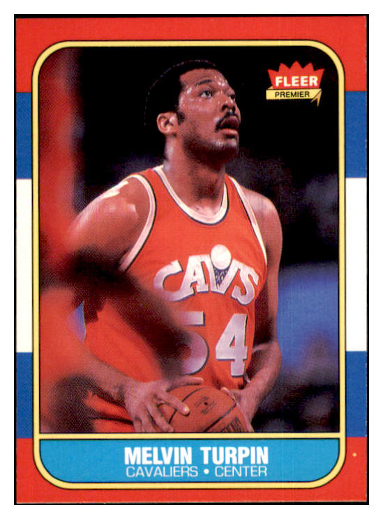1986 Fleer Basketball #116 Melvin Turpin Cavaliers NR-MT 439625