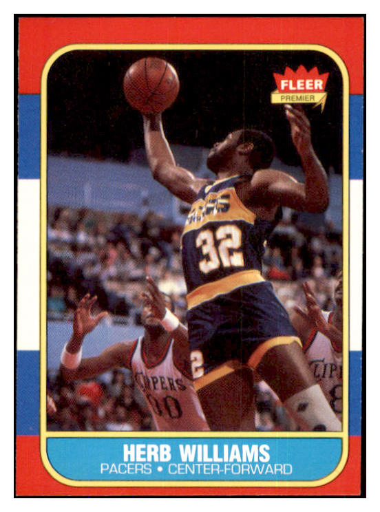 1986 Fleer Basketball #125 Herb Williams Pacers NR-MT 439632