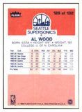 1986 Fleer Basketball #128 Al Wood Sonics NR-MT 439635