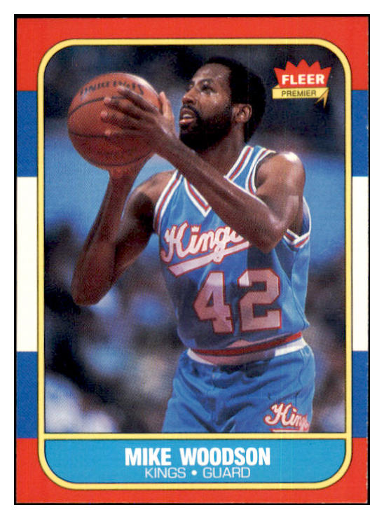 1986 Fleer Basketball #129 Mike Woodson Kings NR-MT 439636