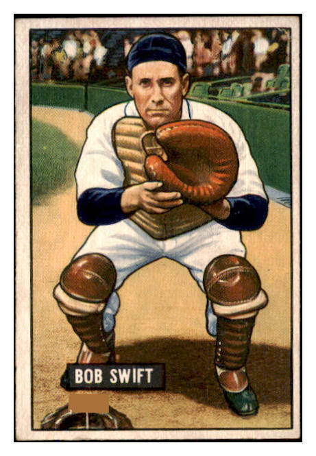 1951 Bowman Baseball #214 Bob Swift Tigers EX-MT 439711