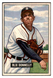 1951 Bowman Baseball #208 Blix Donnelly Braves EX-MT 439715