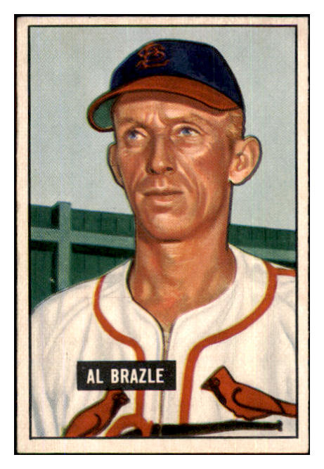 1951 Bowman Baseball #157 Al Brazle Cardinals EX-MT 439740