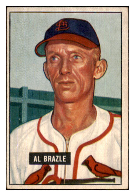 1951 Bowman Baseball #157 Al Brazle Cardinals EX-MT 439741