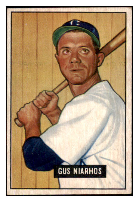 1951 Bowman Baseball #124 Gus Niarhos White Sox EX-MT 439760