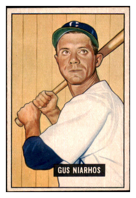1951 Bowman Baseball #124 Gus Niarhos White Sox EX-MT 439761