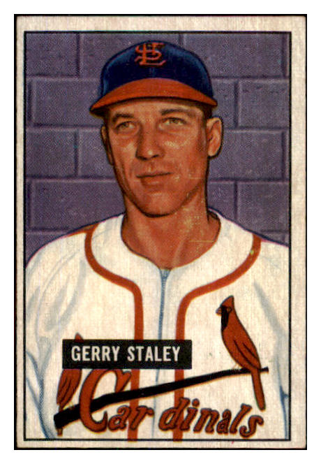 1951 Bowman Baseball #121 Gerry Staley Cardinals EX-MT 439762
