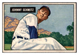 1951 Bowman Baseball #069 Johnny Schmitz Cubs EX-MT 439794