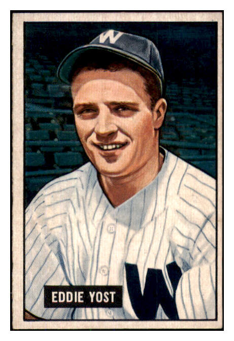 1951 Bowman Baseball #041 Eddie Yost Senators EX-MT 439812