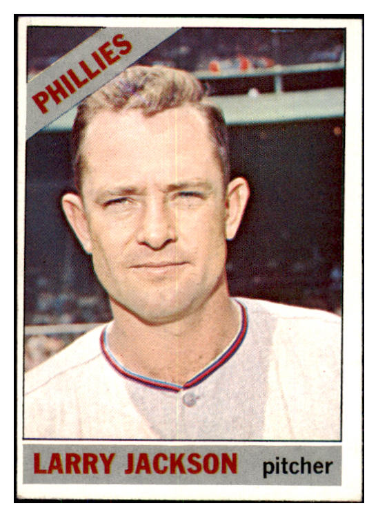 1966 Topps Baseball #595 Larry Jackson Phillies EX-MT 439852