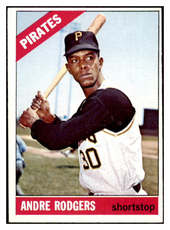 1966 Topps Baseball #592 Andre Rodgers Pirates EX-MT 439856