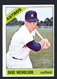 1966 Topps Baseball #576 Dave Nicholson Astros EX-MT 439881