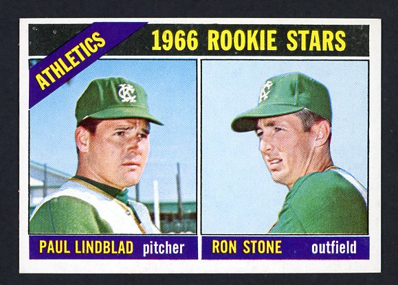 1966 Topps Baseball #568 Paul Lindblad A's NR-MT 439892