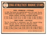 1966 Topps Baseball #568 Paul Lindblad A's NR-MT 439892